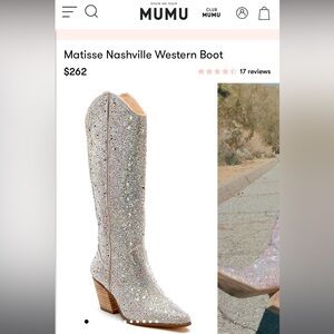Matisse Rhinestone Cowgirl Boots